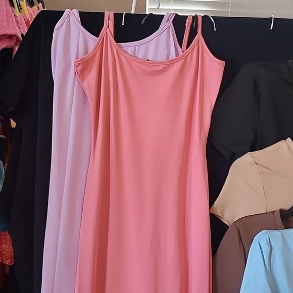 Skims similar fabric maxi dress Pink - Picture 2 of 11